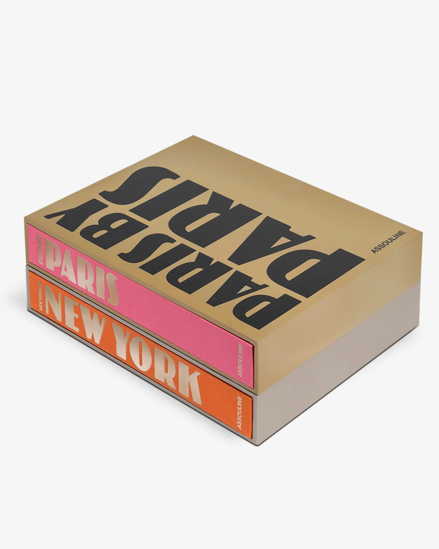 ASSOULINE Paris by Paris and New York by New York Gift Set