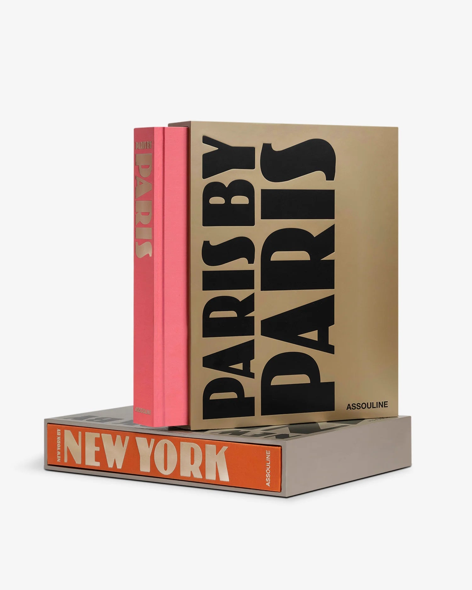 ASSOULINE Paris by Paris and New York by New York Gift Set