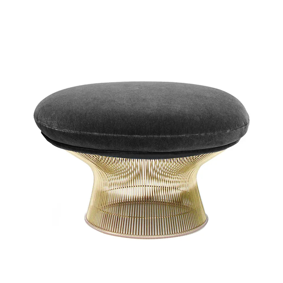 Knoll Platner Ottoman - 18k Gold