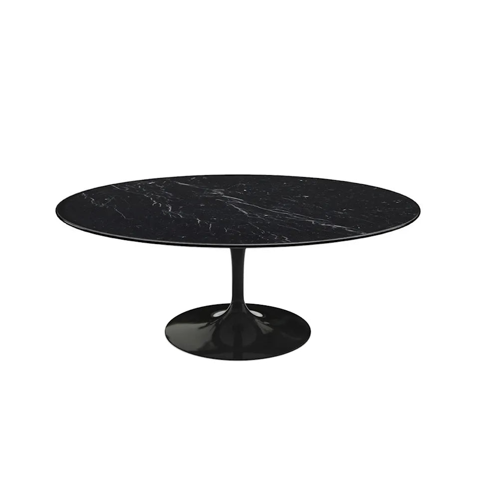 Knoll Saarinen Oval Koffietafel Black