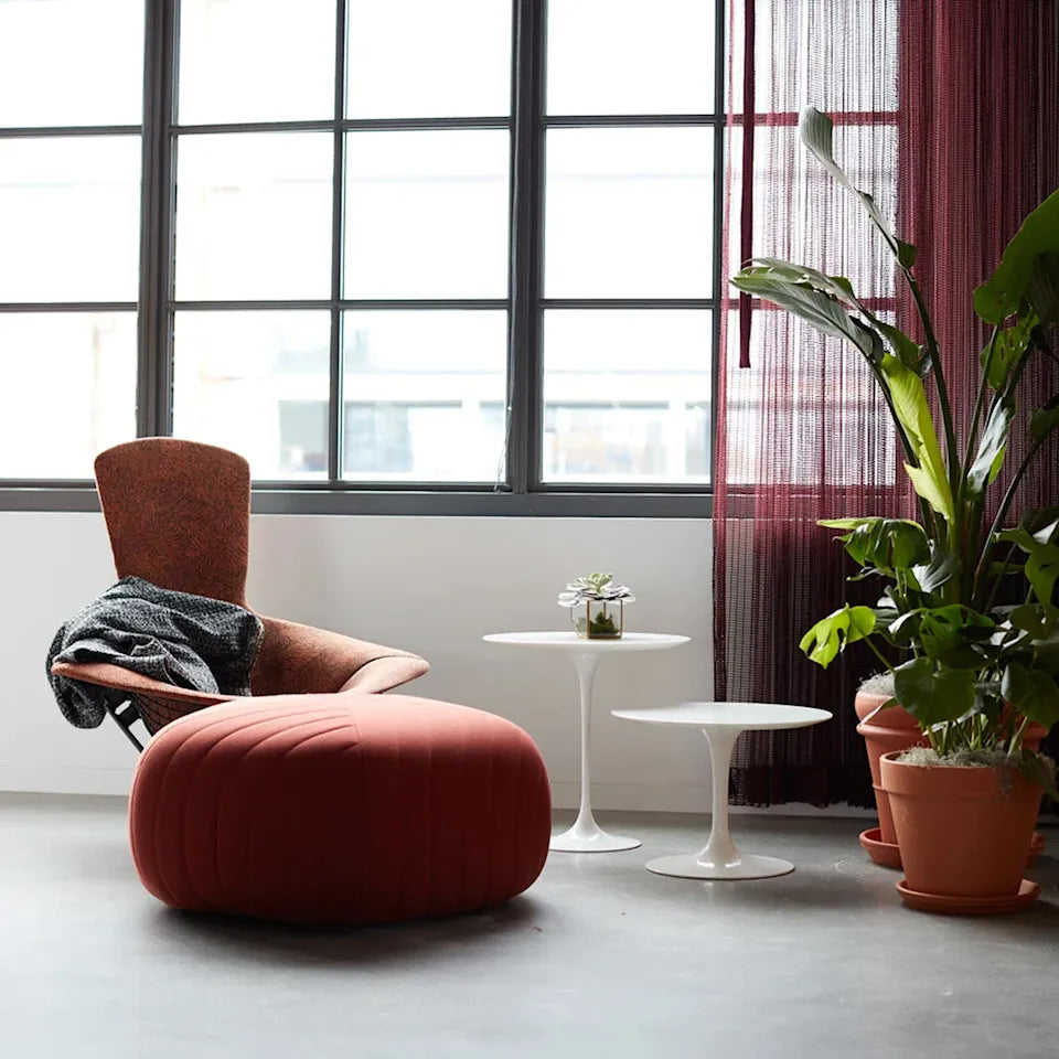 Knoll Saarinen Rundt sidebord Ø 41 cm Hvid