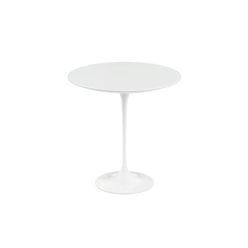 Knoll Saarinen Rundt sidebord Ø 51 cm Hvid