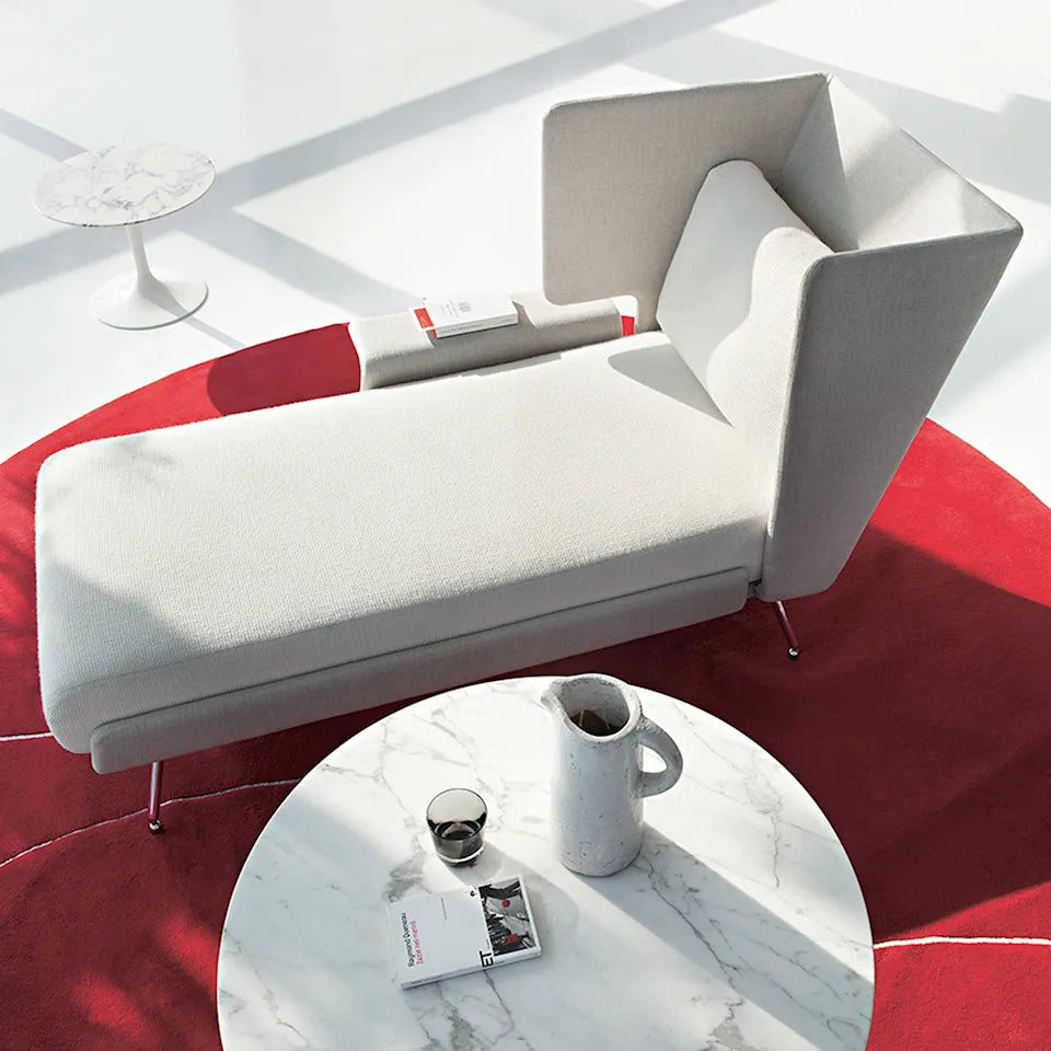 Knoll Saarinen Rundt sofabord Ø 51 cm Hvid