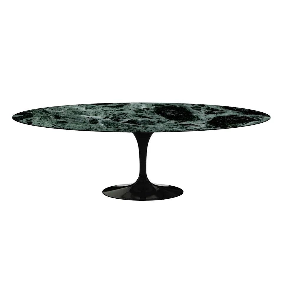 Knoll Saarinen ovalt spisebord 244 cm sort