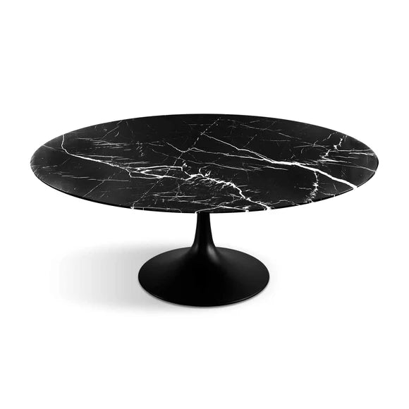 Knoll Saarinen Rundt sofabord Ø 51 cm Sort