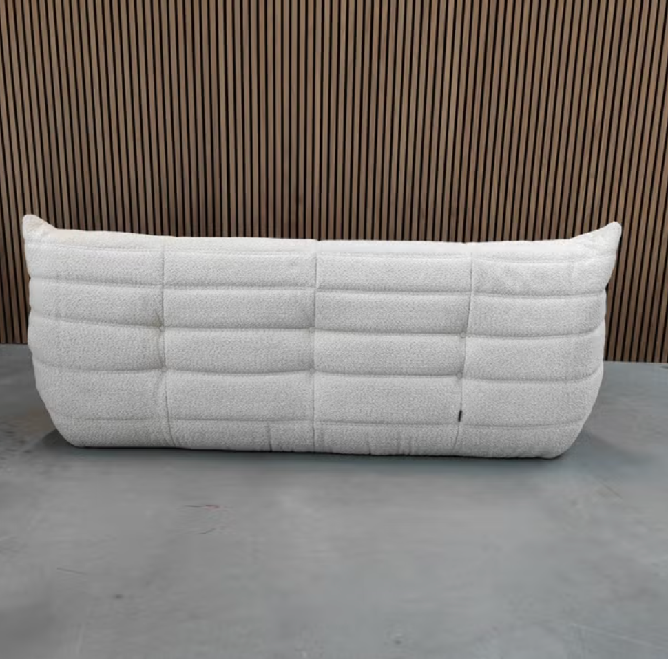 Ligne Roset Togo 3-Seater Sofa – Beige Boucle