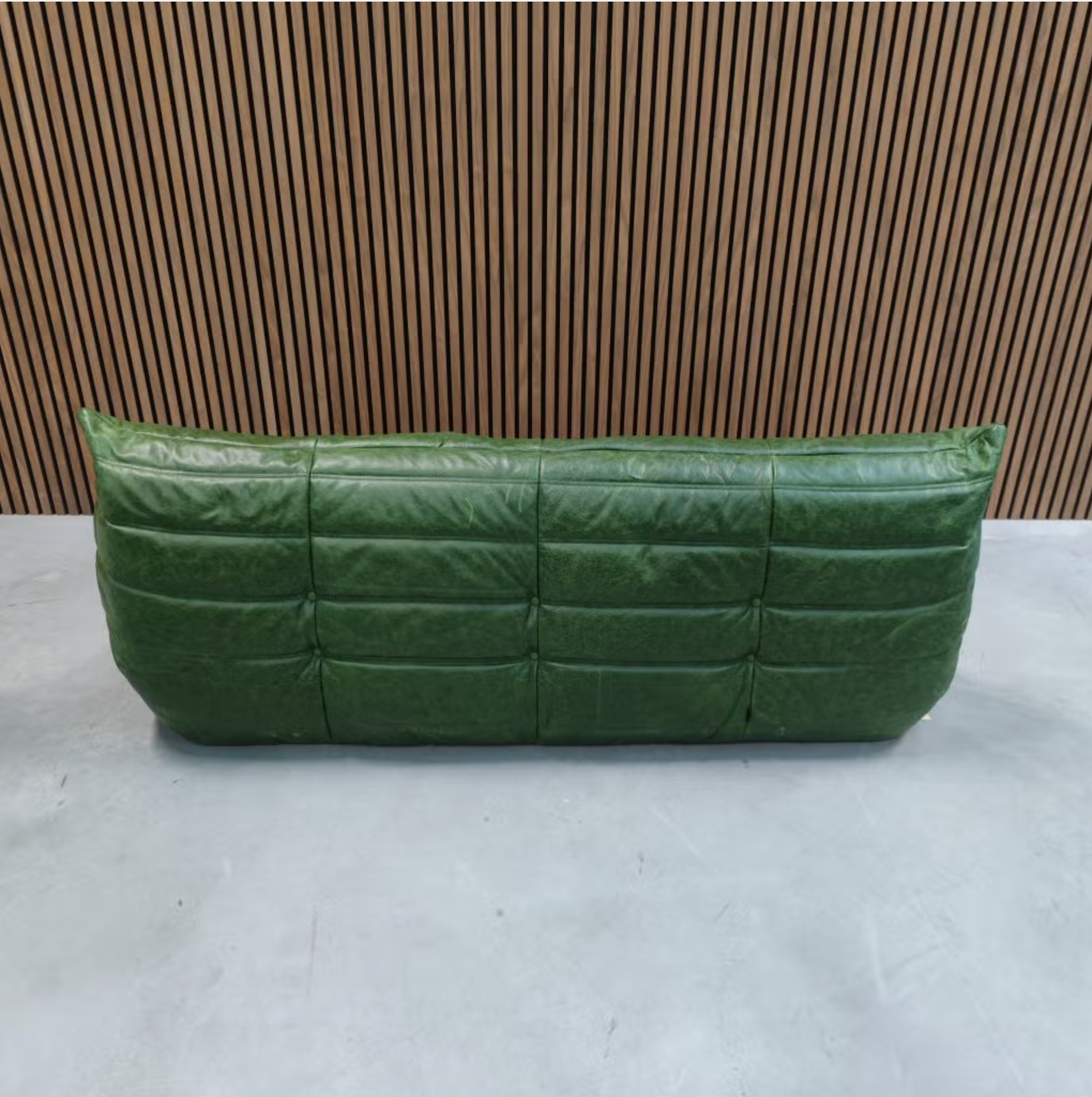 Ligne Roset Togo Modular Set – Green Leather