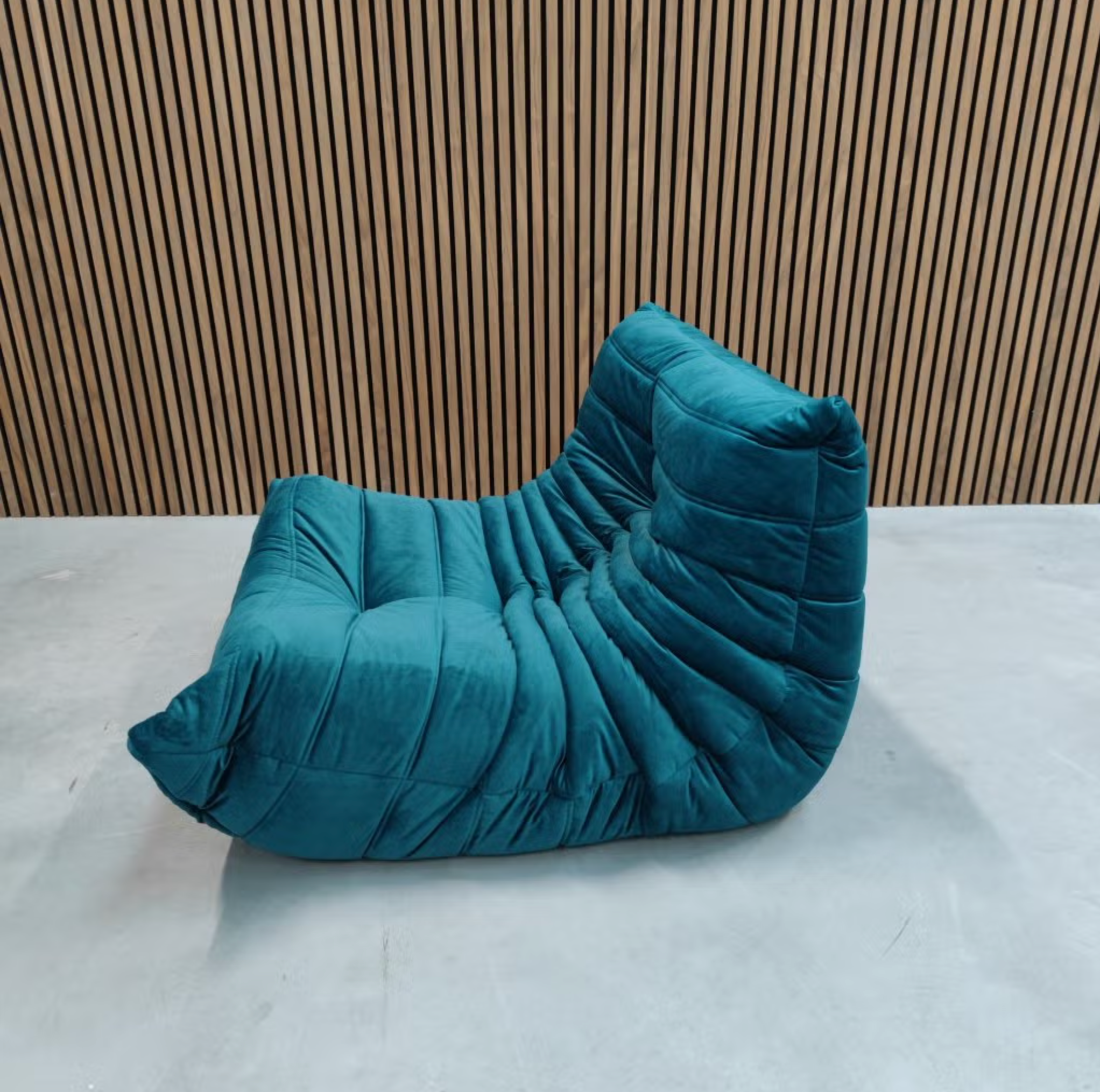 Ligne Roset Togo 1-Seater - Blue Velvet