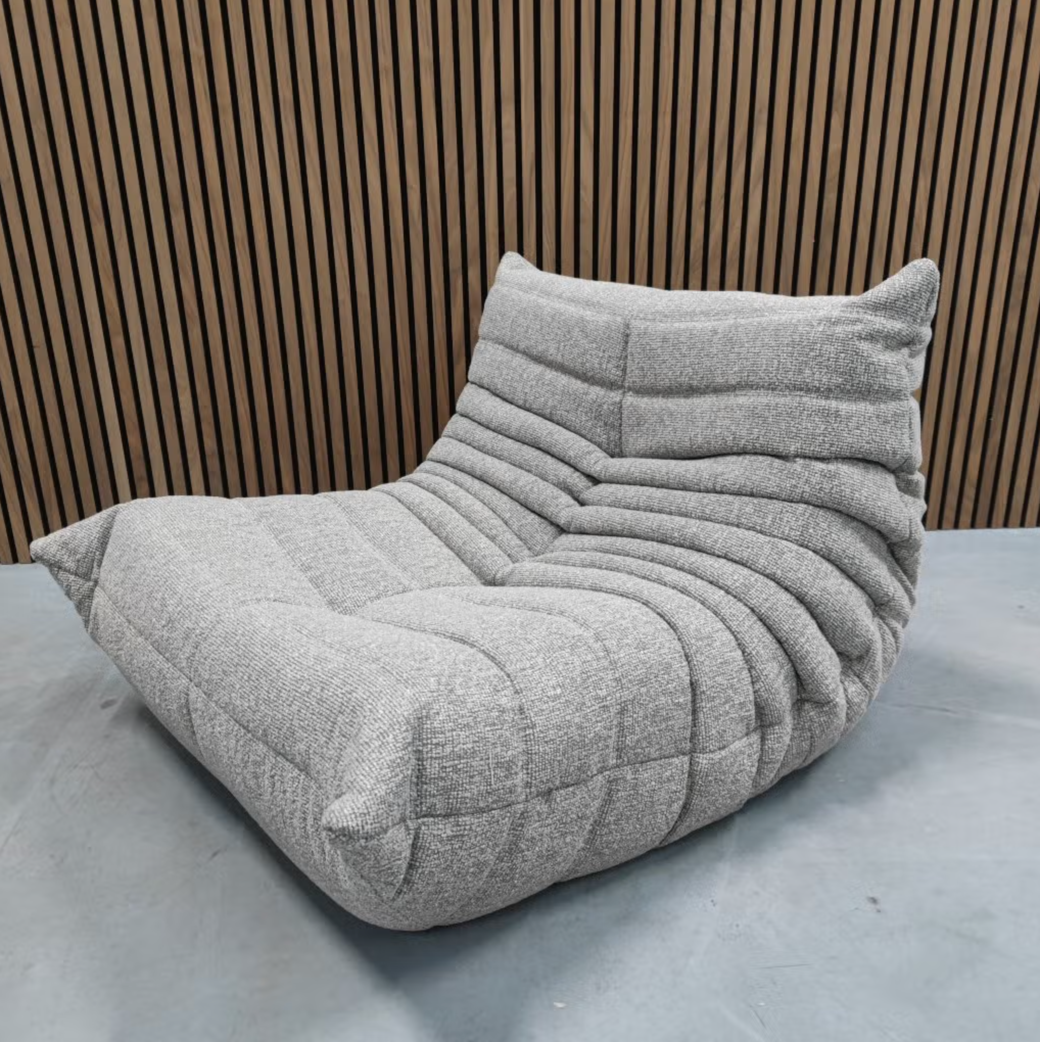 Ligne Roset Togo 1-Seater – Grey Wool Blend