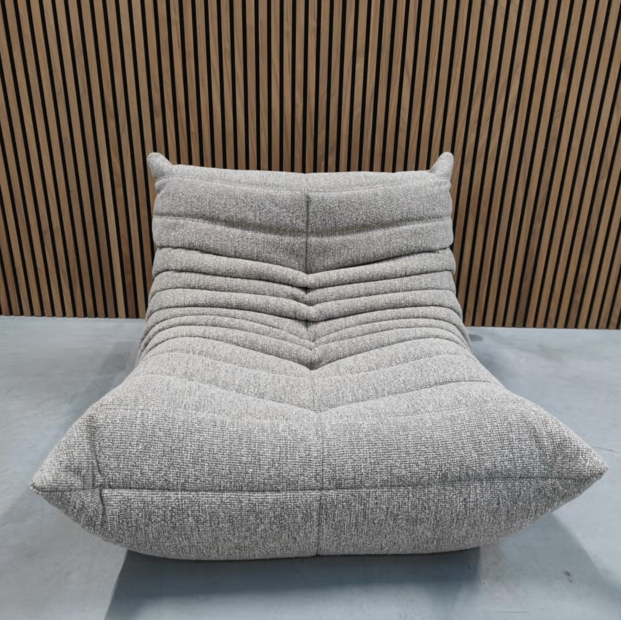 Ligne Roset Togo 1-Seater – Grey Wool Blend