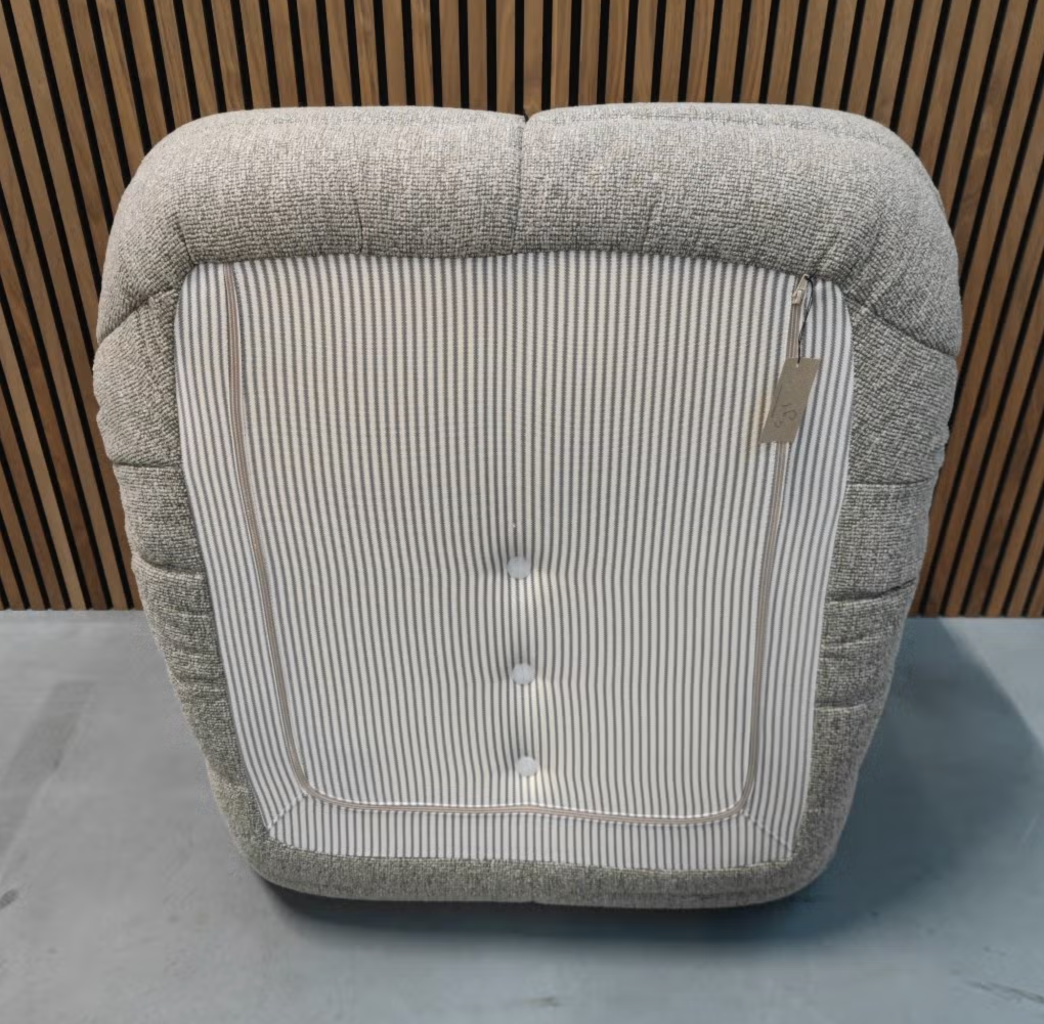 Ligne Roset Togo 1-Seater – Grey Wool Blend