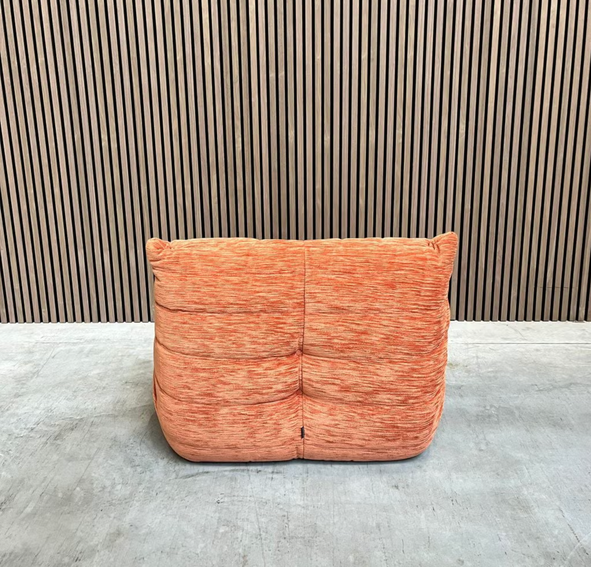 Ligne Roset Togo Fireside Chair – Orange Pierre Frey Fabric