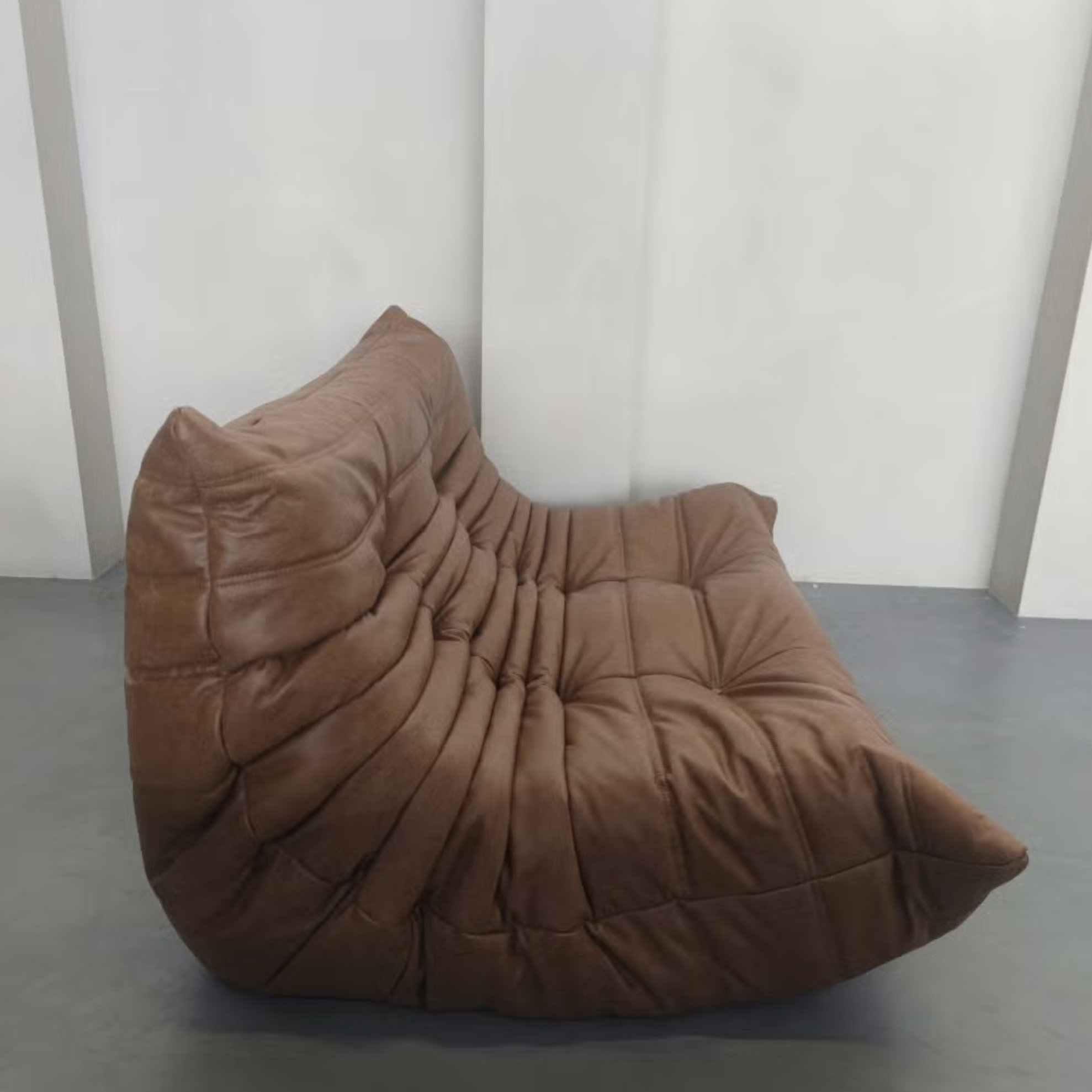 Ligne Roset Togo 2-Seater Sofa – Cognac Leather