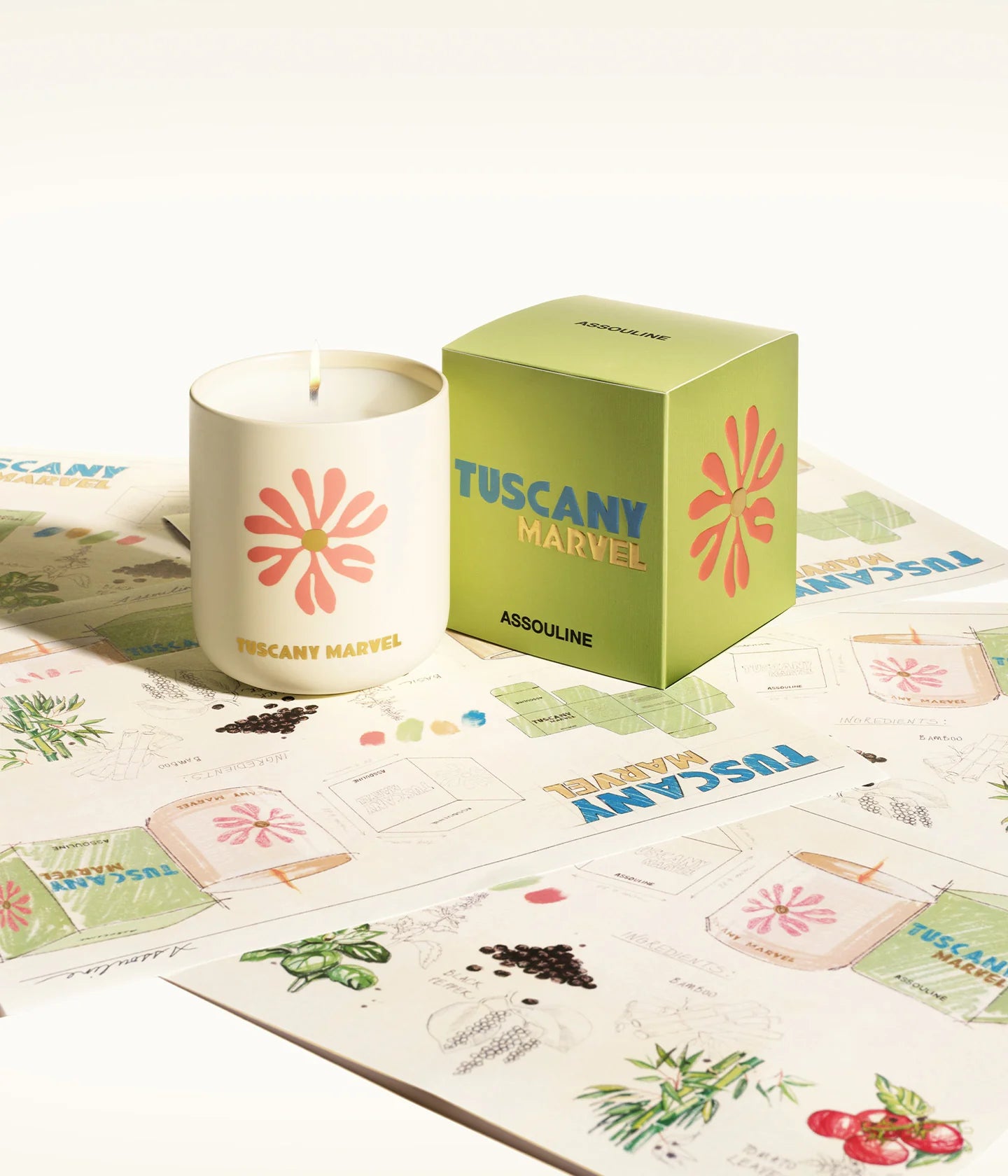 ASSOULINE Tuscany Marvel - Travel From Home Candle