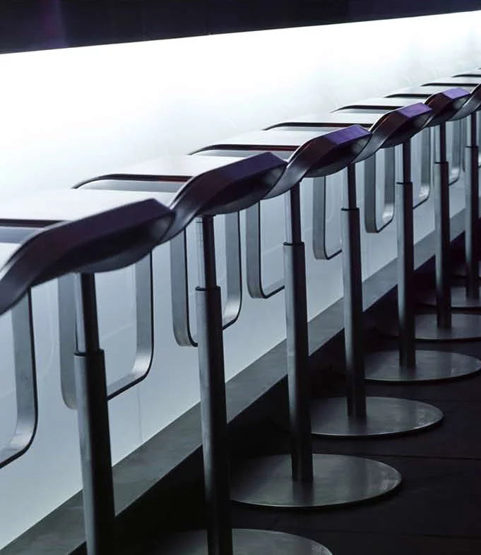 Lapalma Lem (chrome matte) bar stool