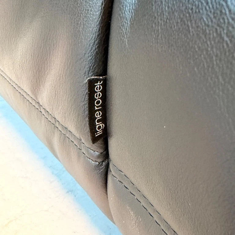 Ligne Roset Togo 3-Seater Sofa – Black Leather