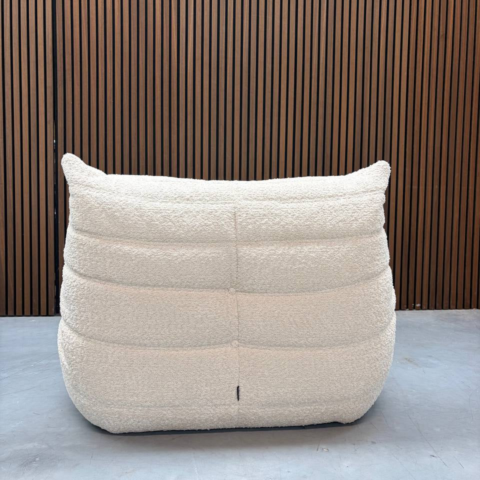 Ligne Roset Togo 1-Seater Sofa – Beige Boucle