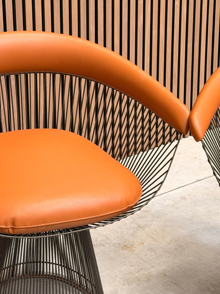 Knoll Warren Platner Chair - Volo Leather Cognac