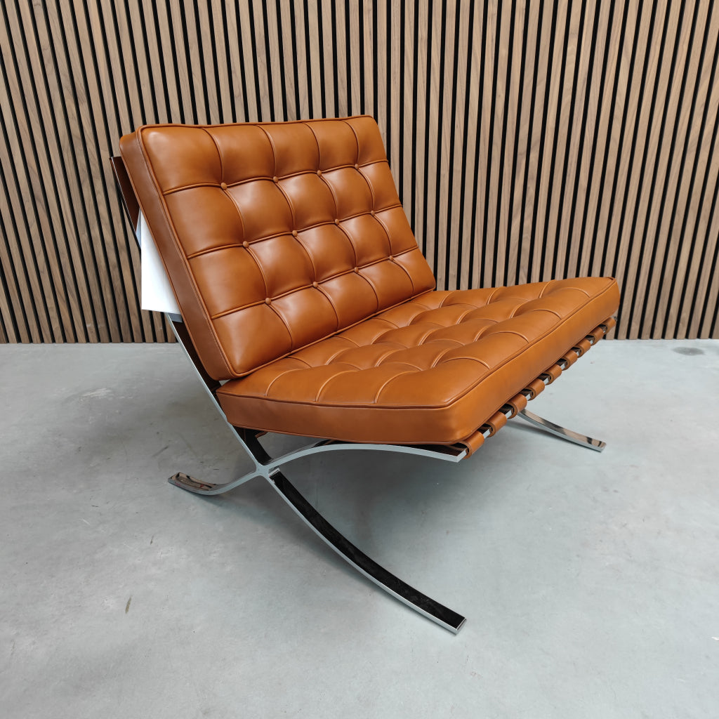 Knoll Barcelona Chair - Venezia Relax Cognac
