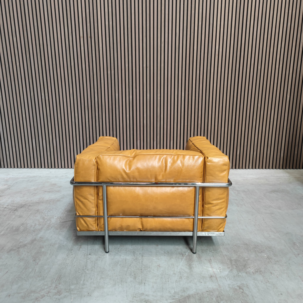 Cassina LC3 - camel naturel leder