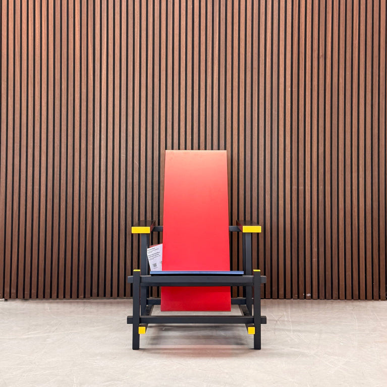 Cassina Red and Blue Chair