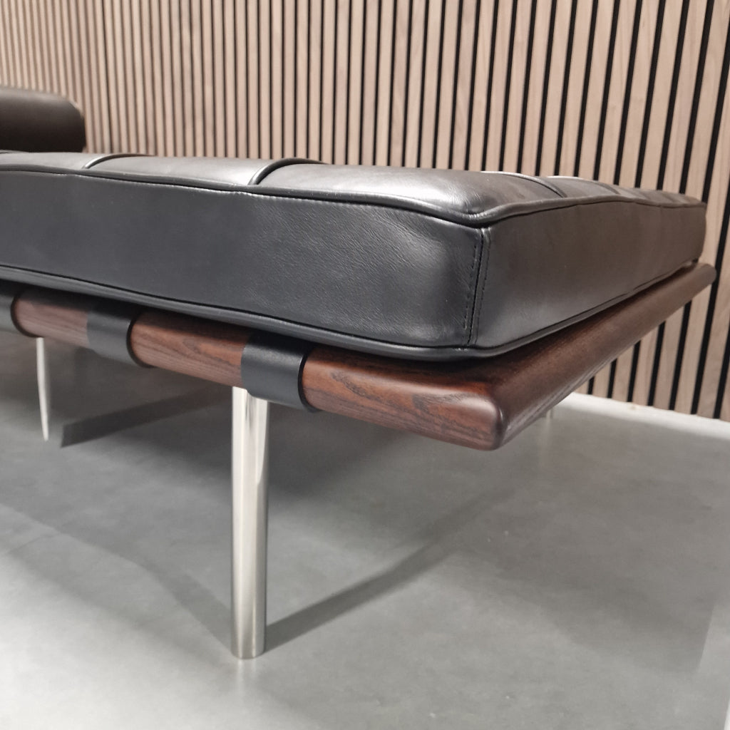 Knoll Barcelona Daybed - Volo Zwart