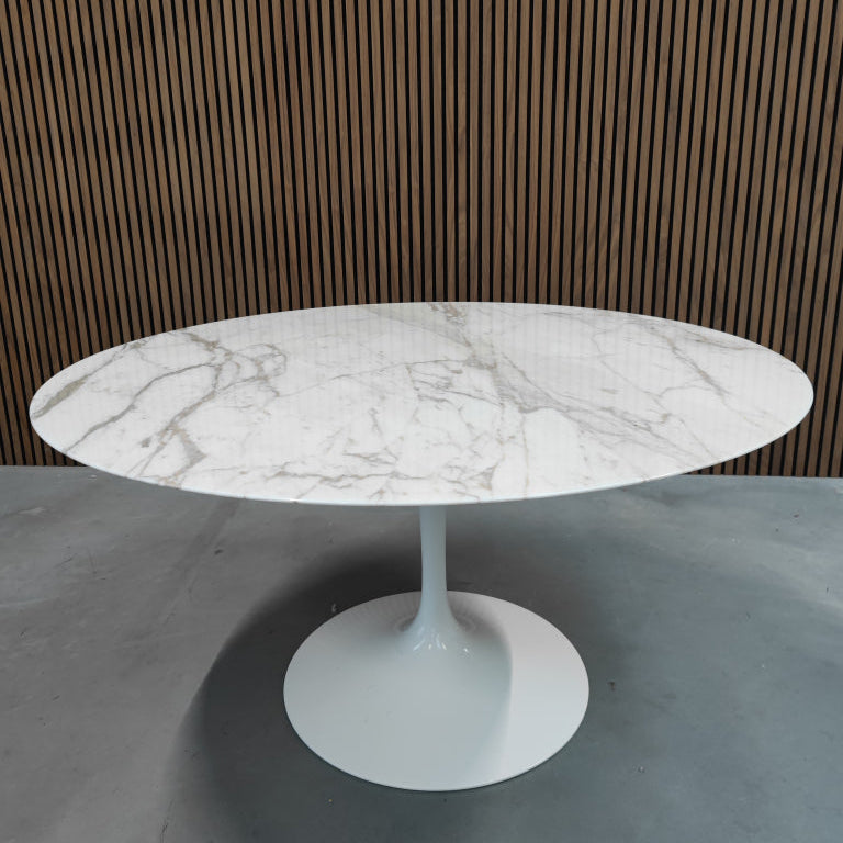 Knoll Saarinen Table 120cm Calacatta Gold (rond)