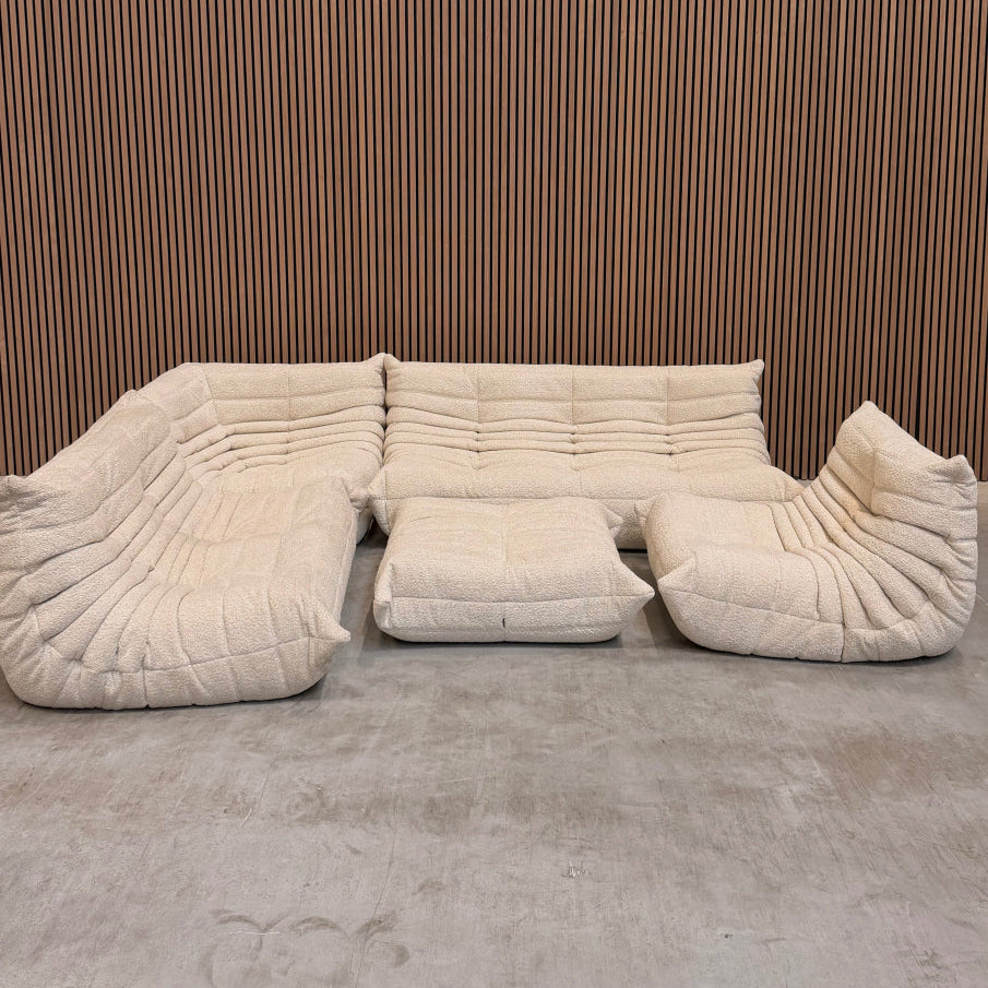 Ligne Roset Togo Large Modular Set – Beige Bouclé