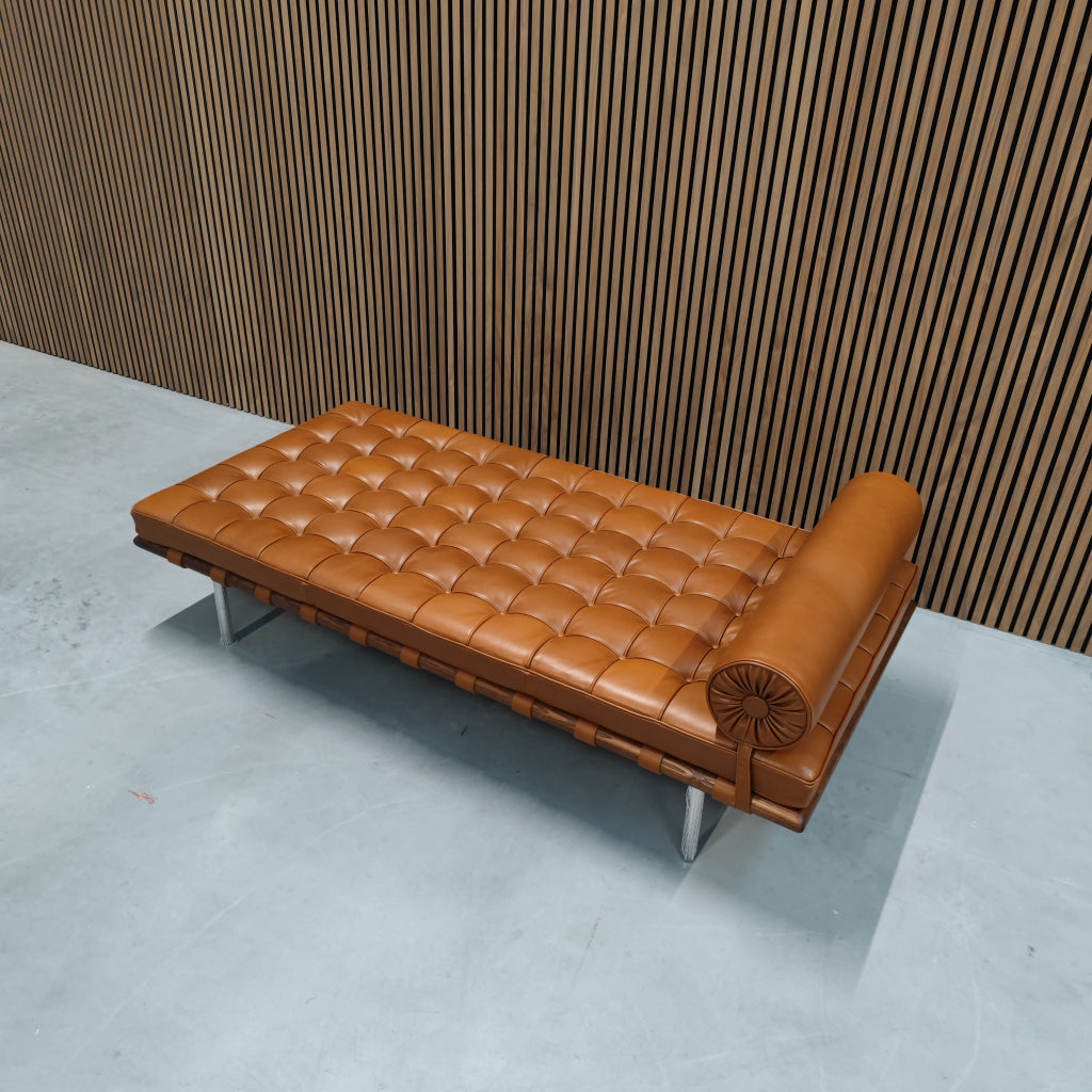 Knoll Barcelona Daybed - Venezia Relax Cognac