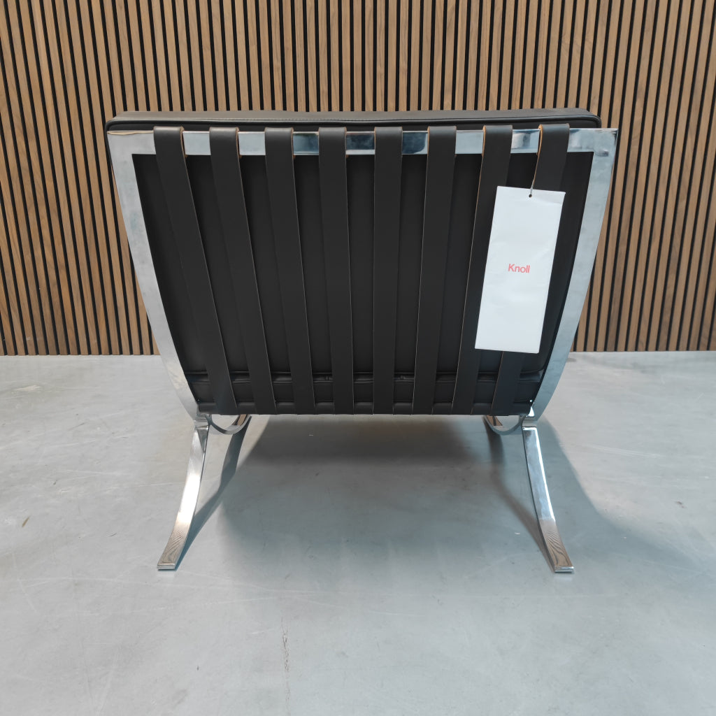 Knoll Barcelona chair - Volo zwart leder