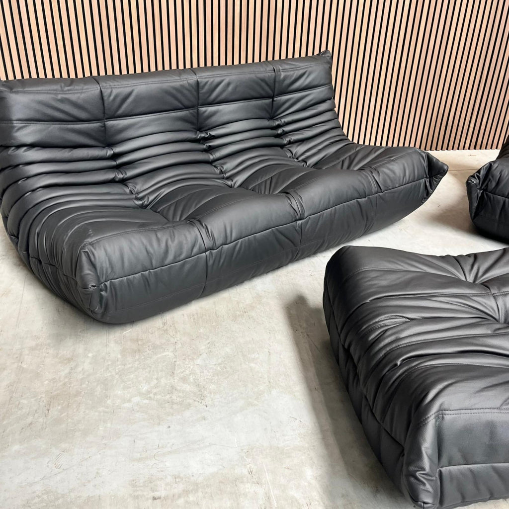 Ligne Roset Togo Modulaire Set | Nero Leder