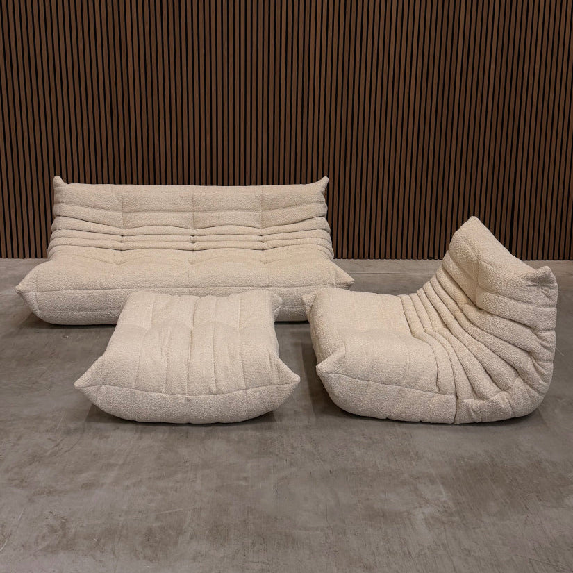 Ligne Roset Togo Modulaire Set | Beige Bouclé | Showroomodel