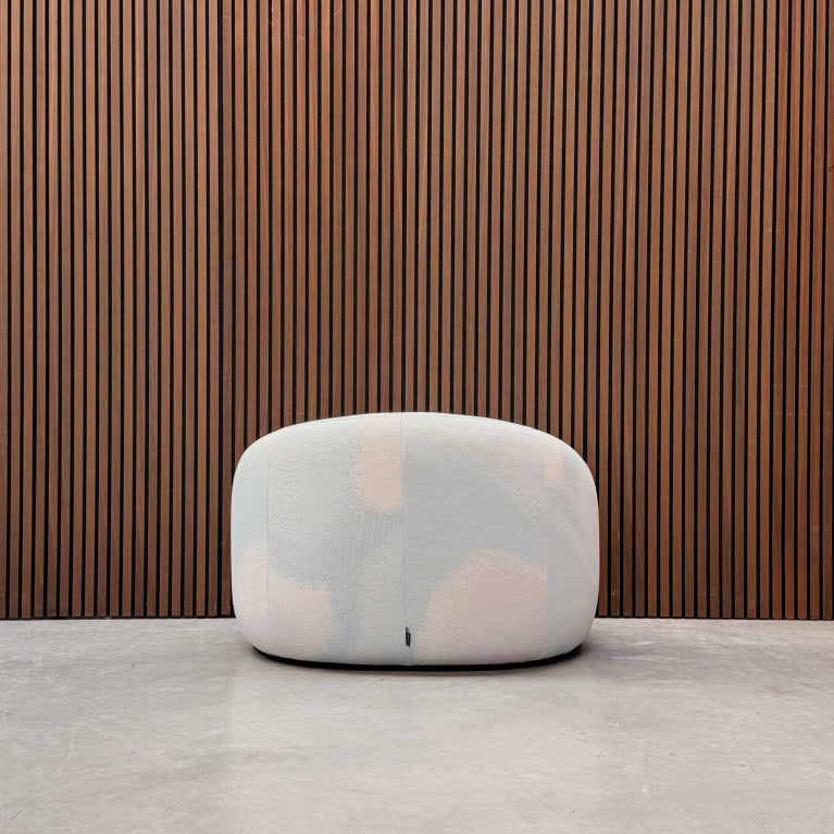 Ligne Roset Pumpkin Fauteuil - blauw/wit