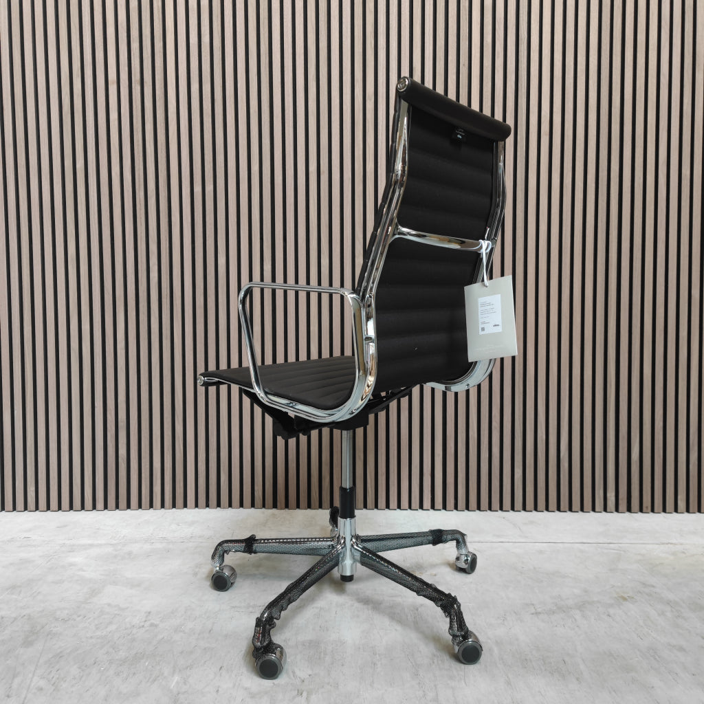 Vitra Eames EA 119 Bureaustoel in Chocolate Premium Leder