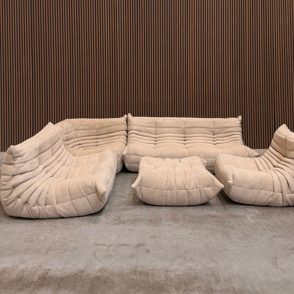 Ligne Roset Togo Modulaire Set | Beige Corduroy