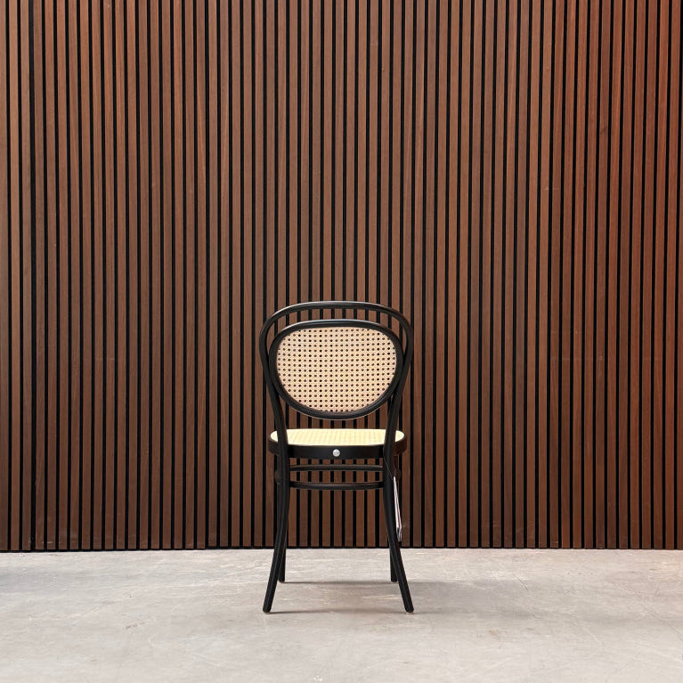 Thonet - 215 R eetkamerstoel - zwart/naturel