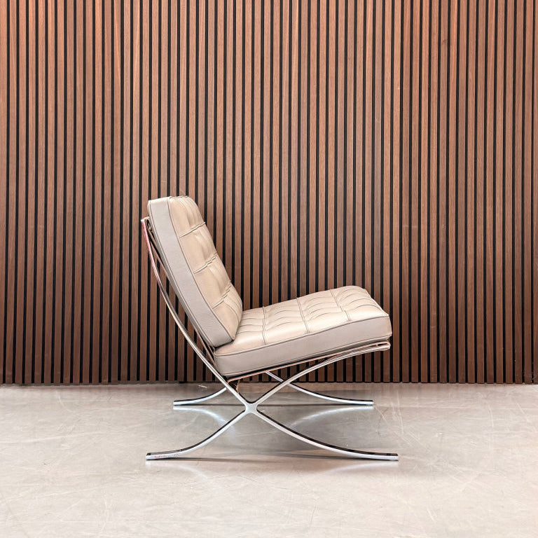 Knoll Barcelona chair - Volo Leather taupe