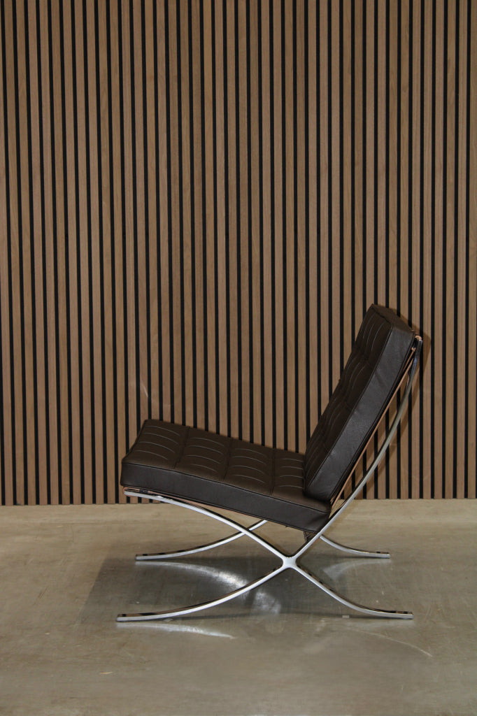 Knoll Barcelona Chair - Volo Leather Chocolate