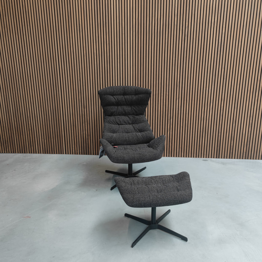 Thonet 808 chair & 808 H ottoman