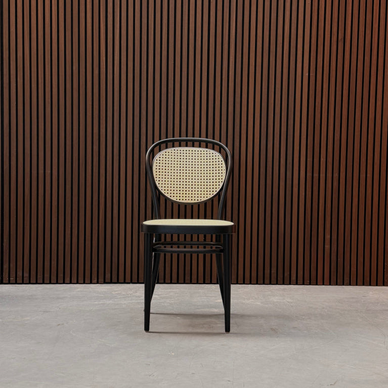 Thonet - 215 R eetkamerstoel - zwart/naturel
