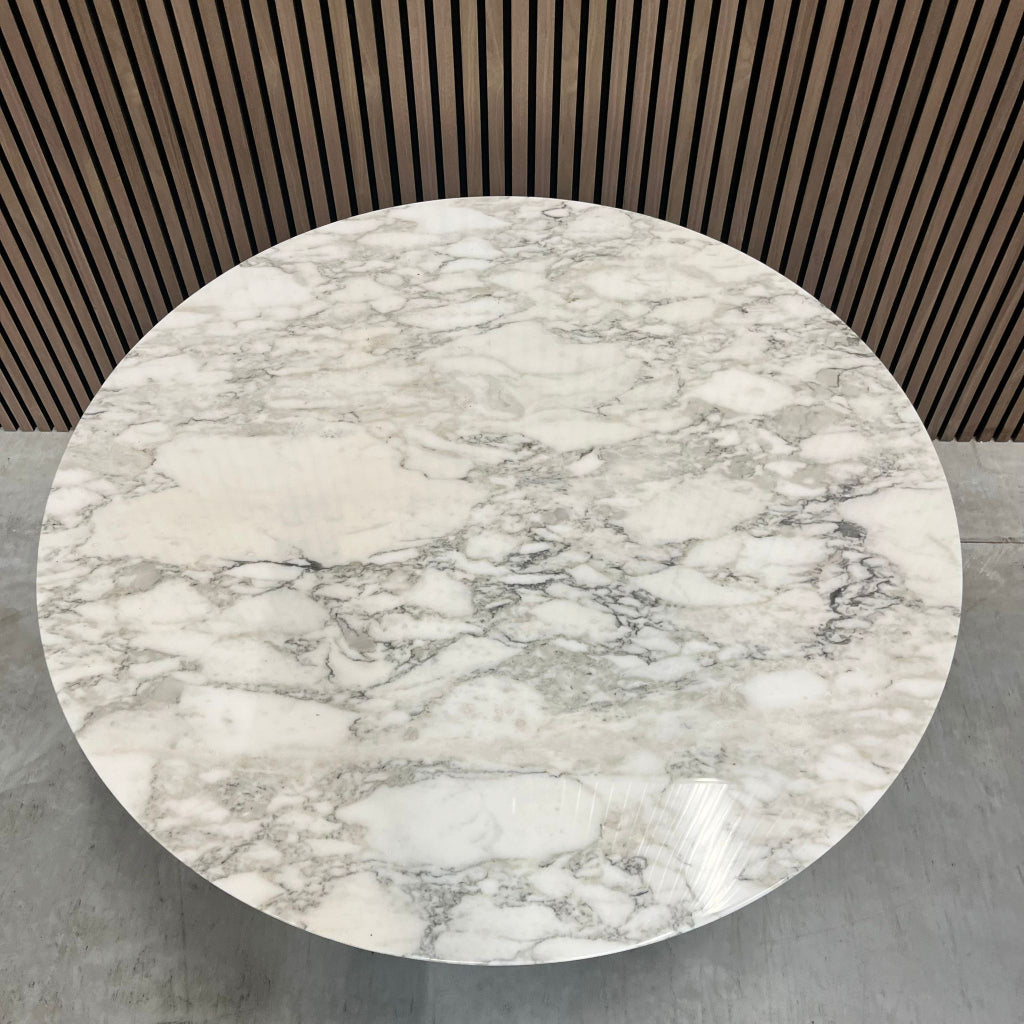 Knoll Saarinen Tulip tafel - Arabescato - 120 cm