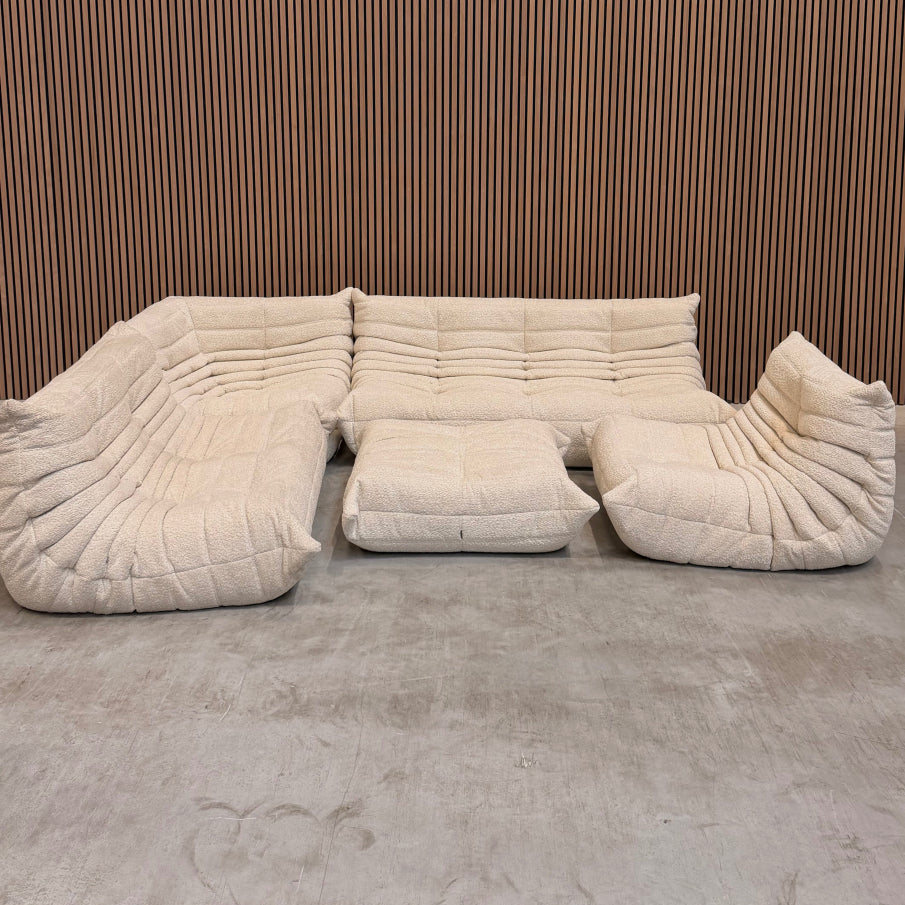 Ligne Roset Togo Modulaire Set | Beige Bouclé | Showroomodel