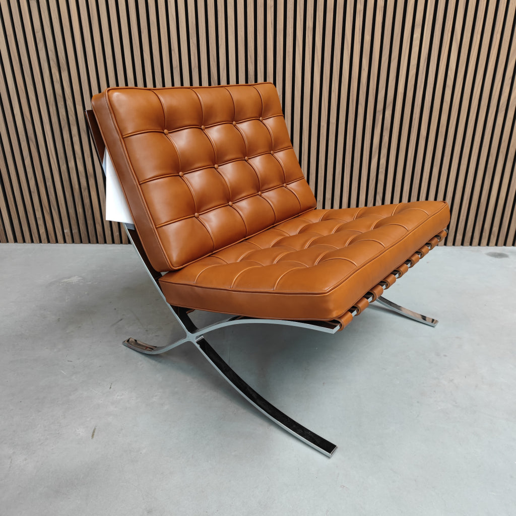 Knoll Barcelona Chair - Venezia Relax Cognac