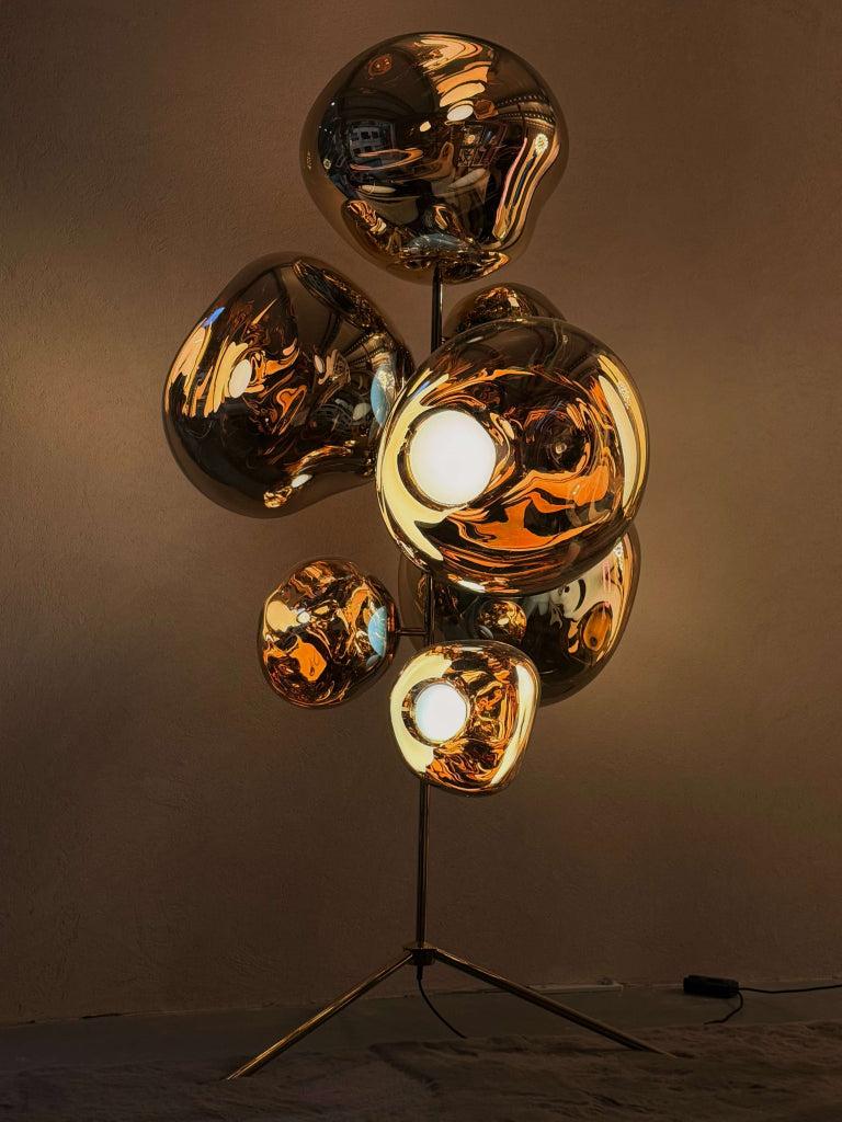 Tom Dixon Melt Floor Chandelier – Gold