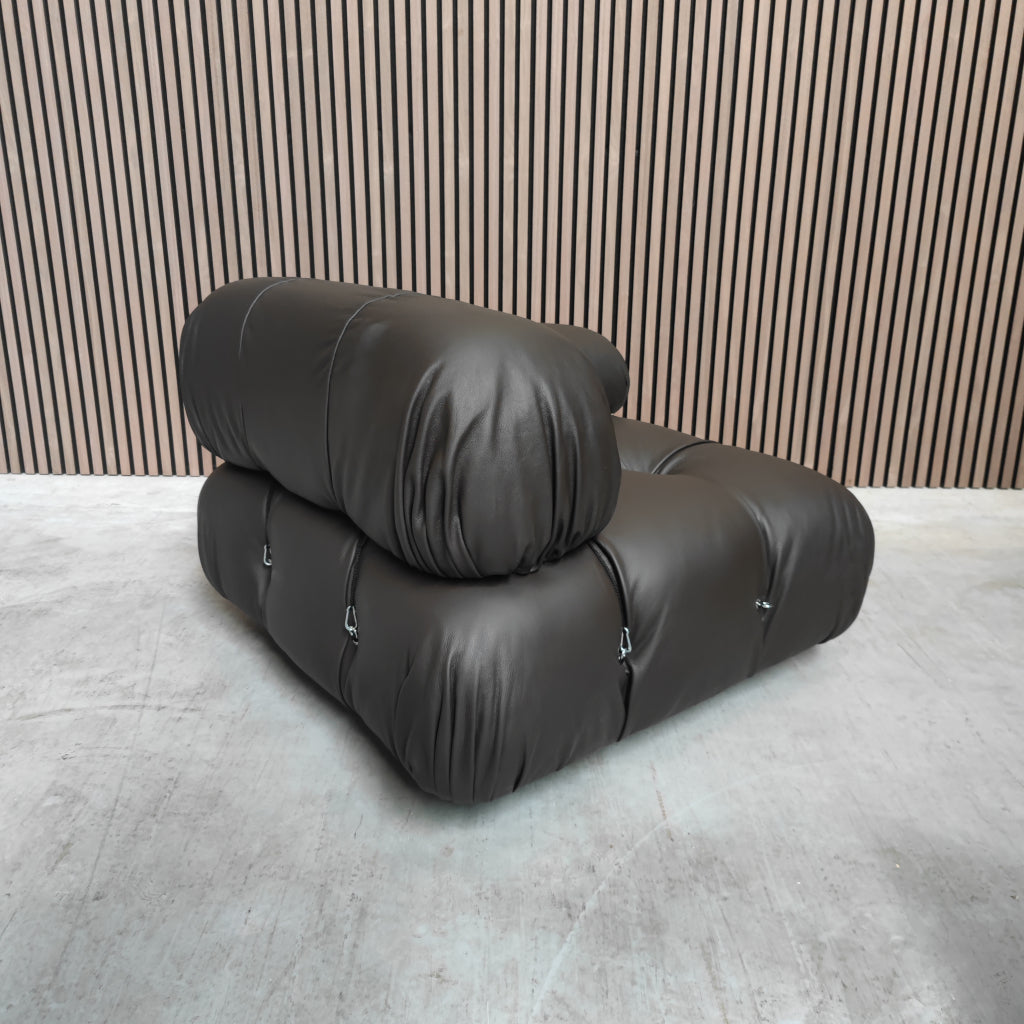 B&B Italia Camaleonda Elementen in Mokka leder
