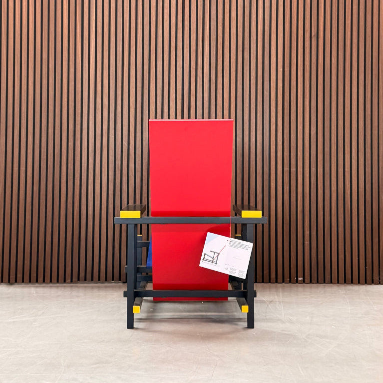 Cassina Red and Blue Chair
