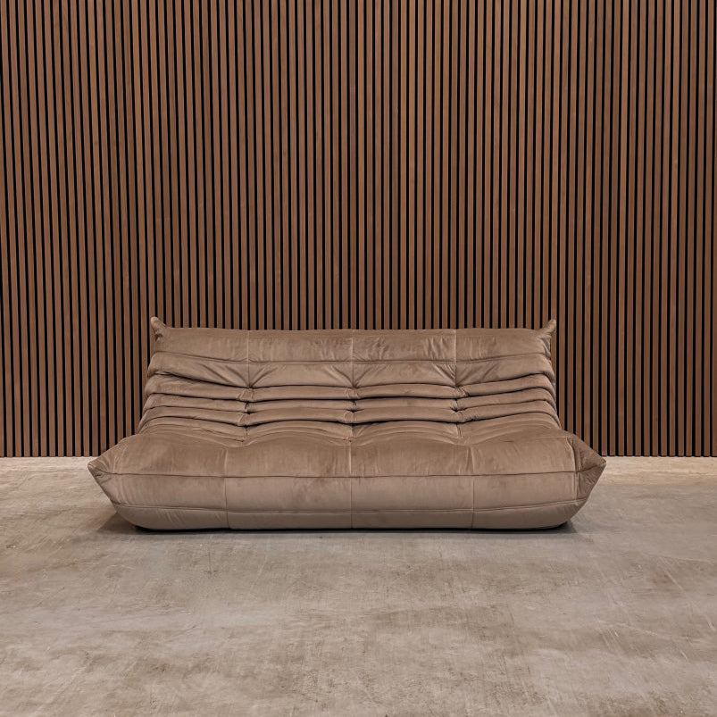 Ligne Roset Togo Large Settee 3-zits | Bruin Velvet