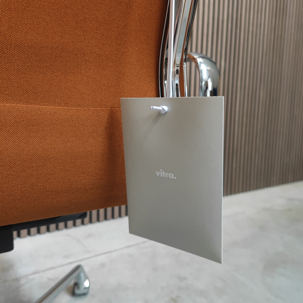 Vitra Eames EA 219 Soft Pad Stoel Cognac Premium Leder