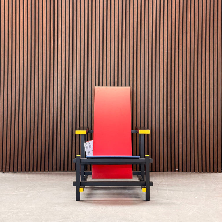 Cassina Red and Blue Chair