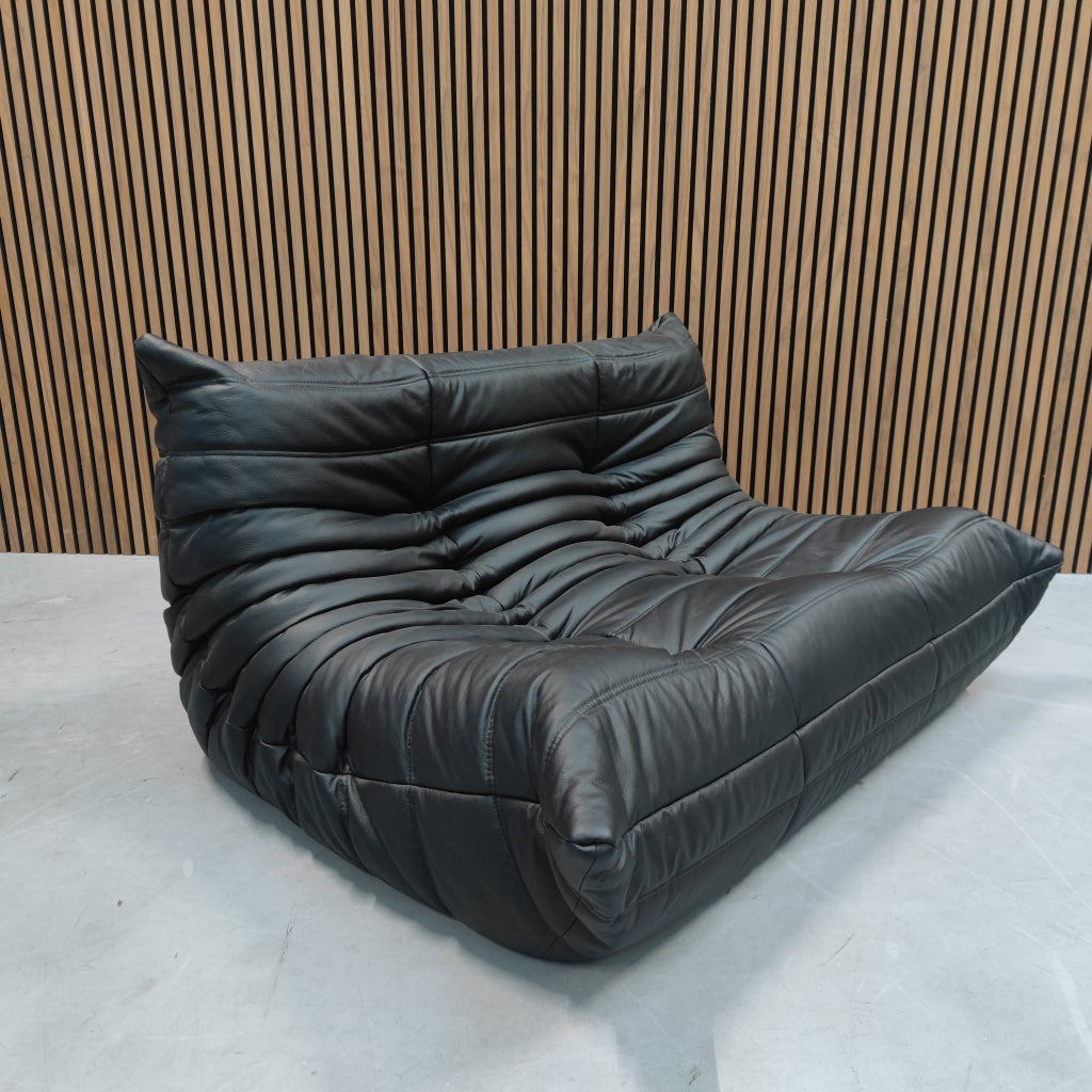 Ligne Roset Togo Modulaire Set | Midnight Black Leder